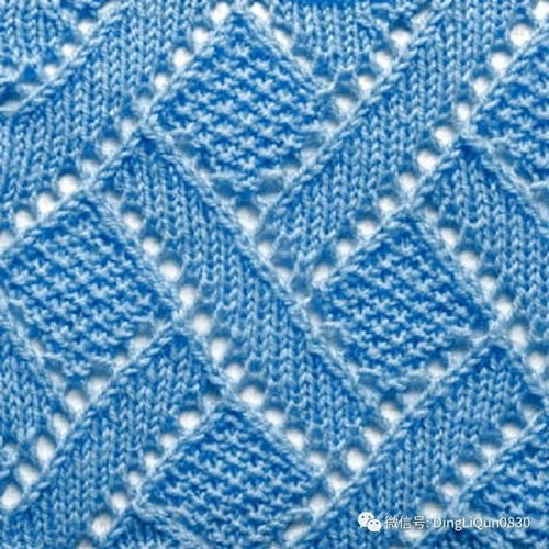 针织图解 30个美妙的编织图案,织服饰好用