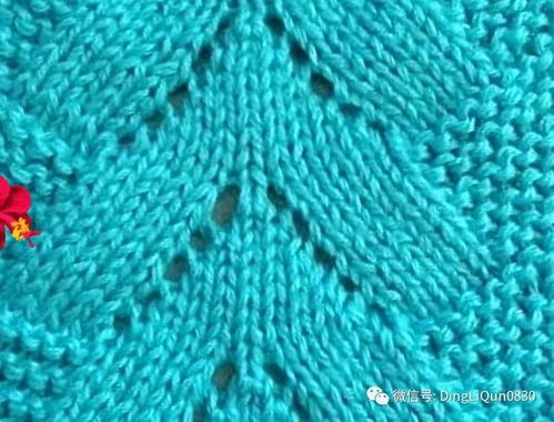 针织作品 30个漂亮的毛衣针织针迹图案设计 部分图解
